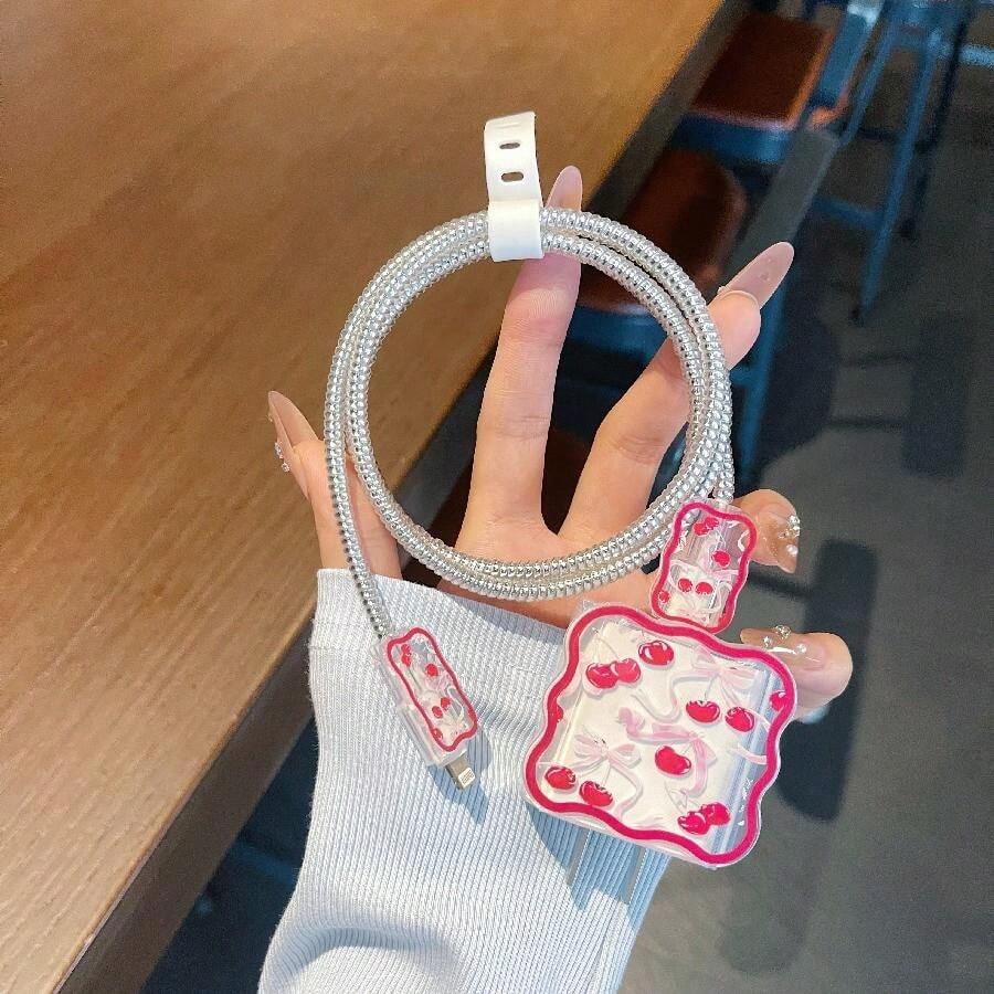 The New Cherry Butterfly Apple 16 Data Cable Winding Cable Anti