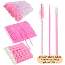 Eyelash Extension Kit Disposable Micro-Cleaning Swab Brush With Eyelash Brush Lip Brush Mascara Wand Applicator Eyelash Extension Kit Beauty Wand Kit Beauty & Personal Care150/300/450/600pcs