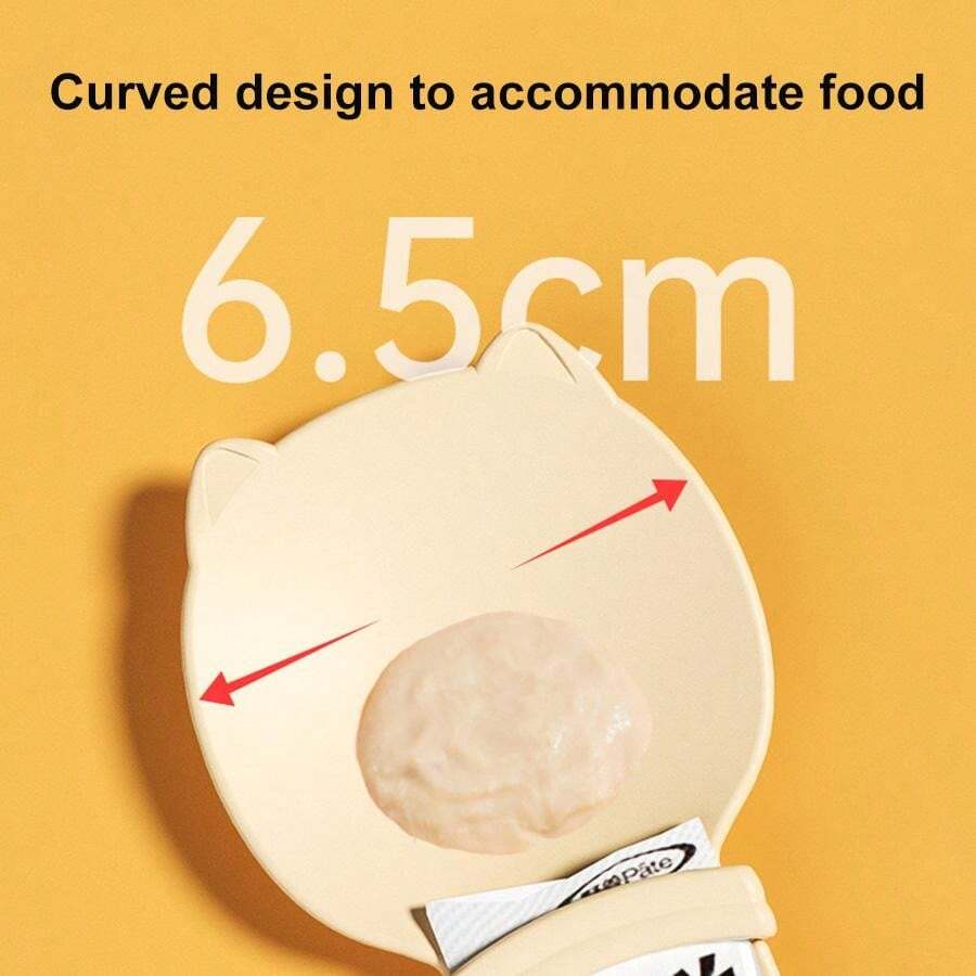 Cat Food Squeezer Dispenser, Cat Food Paste Spoon Feeder, Large Size
