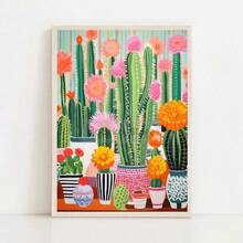 1 tấm áp phích xương rồng Mexico theo phong cách Matisse tranh in nghệ thuật Mexico truyền thống tranh vải nghệ thuật treo tường hình ảnh trang trí phòng xương rồng không có khung - Nhiều màu - Xem 35