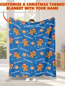 Tùy chỉnh tên của bạn Cá nhân hóa trải nghiệm Giáng sinh Tùy chỉnh tên của bạn Chăn bánh gừng để tạo ra sự thoải mái ấm áp trong lễ hội Thêm bầu không khí lễ hội hoàn hảo và ý tưởng quà tặng độc đáo cho ngôi nhà của bạn - Nhiều màu - Xem 17