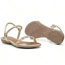 Arisa Kids Women's Flat Sandals 27 To 33 - 銅色 - 查看 1