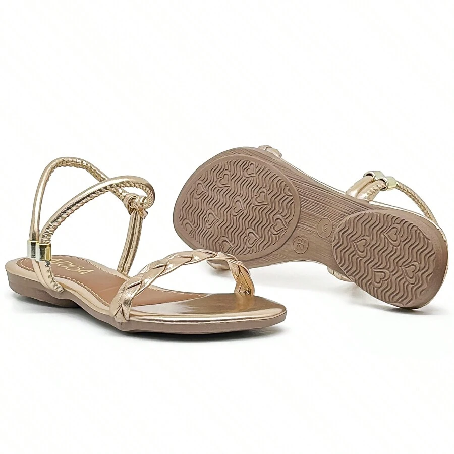Arisa Kids Women's Flat Sandals 27 To 33 - 銅色 - 查看 1