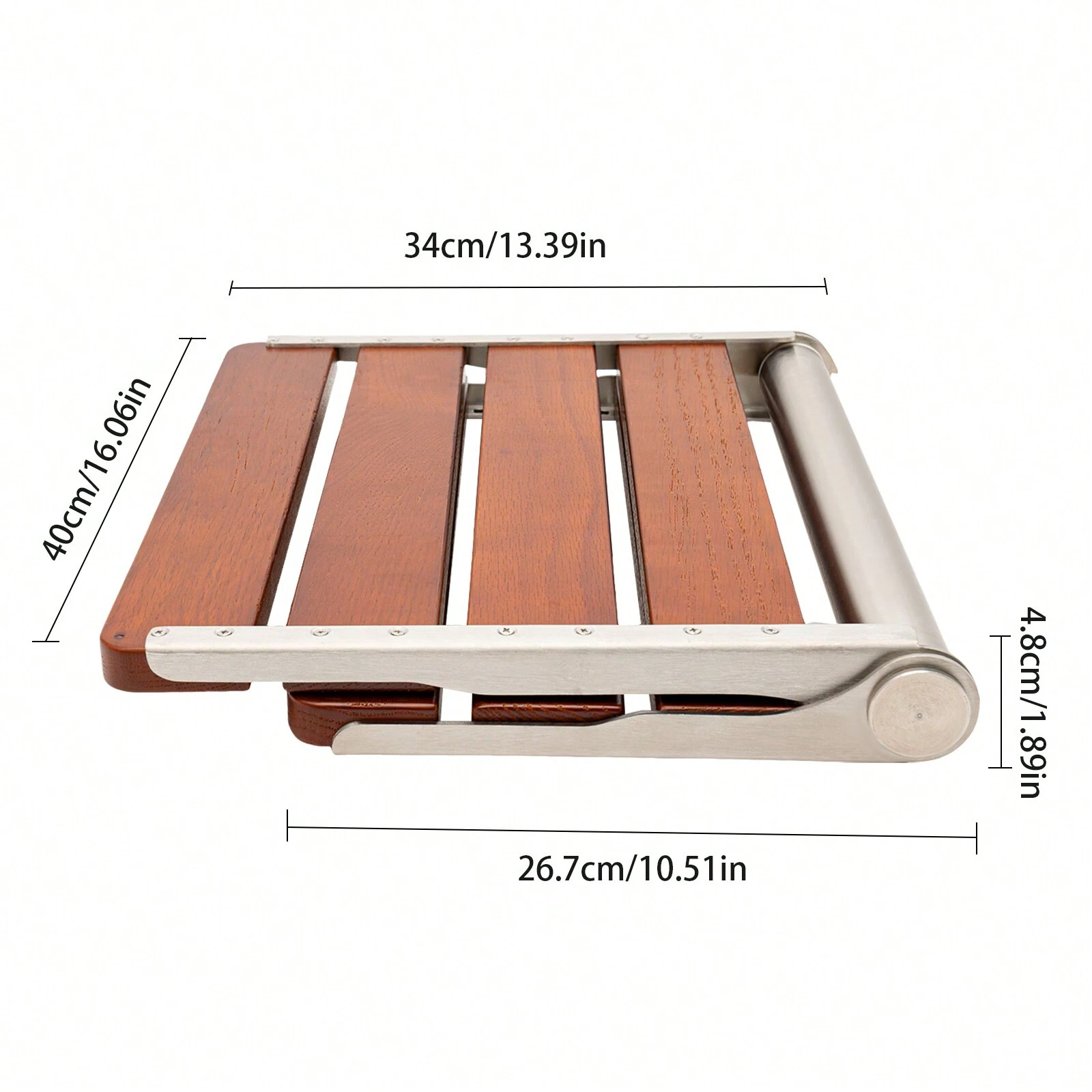 Folding Shower Seat Wall Mounted, Foldable Shower Chair, Wall Mount