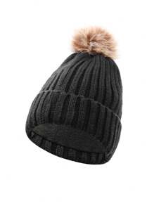 3 件套女士帽子套装，女士时尚条纹针织围巾帽子套装，柔软厚实保暖围巾、帽子和手套组合套装，适合休闲秋冬户外使用 - 彩色 - 查看 6