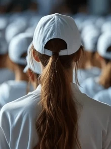 Gorra Blanca de Beisbol para sol de moda unisex unitalla - Blanco - Ver 3