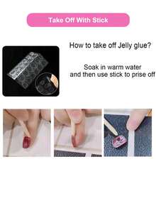 Móng tay giả mắt mèo bằng thủy tinh bóng với kim loại màu bạc đính đá ma thuật cho bốn mùa 10 đầu móng tay hình bầu dục ngắn có thể tái sử dụng 100% thủ công, dán lên móng tay, sản phẩm làm đẹp móng tay tự làm cho phụ nữ - Màu hồng gỉ - Xem 9