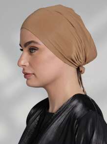 Women's Solid Color Basic Muslim Hijab Undercap - Multicolor - View 8