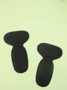 QKC 1 双鞋跟贴，适用于宽松的鞋子，鞋跟垫可紧密贴合过大的鞋子，男女通用，填充物可改善鞋子的合脚性和舒适度，防止脚后跟滑动和起水泡。 - 黑色 - 查看 4