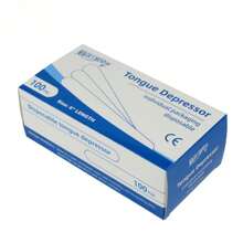 ABATELENGUA DE MADERA EMPAQUE INDIVIDUAL 100PCS - Beis - Ver 2