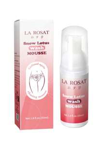 50ml/1.8oz 私密清洁慕斯，含雪百合和益生菌，平衡 PH 值，清洁、亮泽、除臭、舒缓和保护敏感私密肌肤 - 粉色 - 查看 10