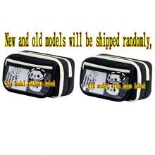1pc Black Super-Pencil Case With Lovely Panda Pattern, Popular Stationery Box/Pen Holder For Students, Large Capacity Transparent Pencil Case/Pouch For Male Or Female Students, Highly Attractive Pencil Case For Primary And Middle School Students Back To School,Pencil Pouch,School Bag - Multicolor - View 2