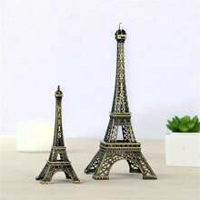 1 mô hình tháp Eiffel Paris - Tượng tháp Eiffel bằng đồng tinh xảo - Xây dựng, thủ công kiến trúc, quà tặng lý tưởng, hoàn hảo cho phòng khách, phòng ngủ, văn phòng, v.v. với bùa hộ mệnh cổ điển của Pháp sinh nhật - Nhiều màu - Xem 7