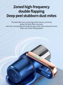 HYUNDAI Matratzen-Staubsauger, Milbenentferner, kabellos und bequem in der Verwendung, UV-Staubentferner, starke Saugkraft und geräuscharm, geeignet für Matratzen, Sofas, Kissen und Teppiche