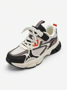 Balabala Zapatos deportivos para niños, zapatillas de running para niños y niñas, zapatillas retro transpirables para primavera/otoño 2024