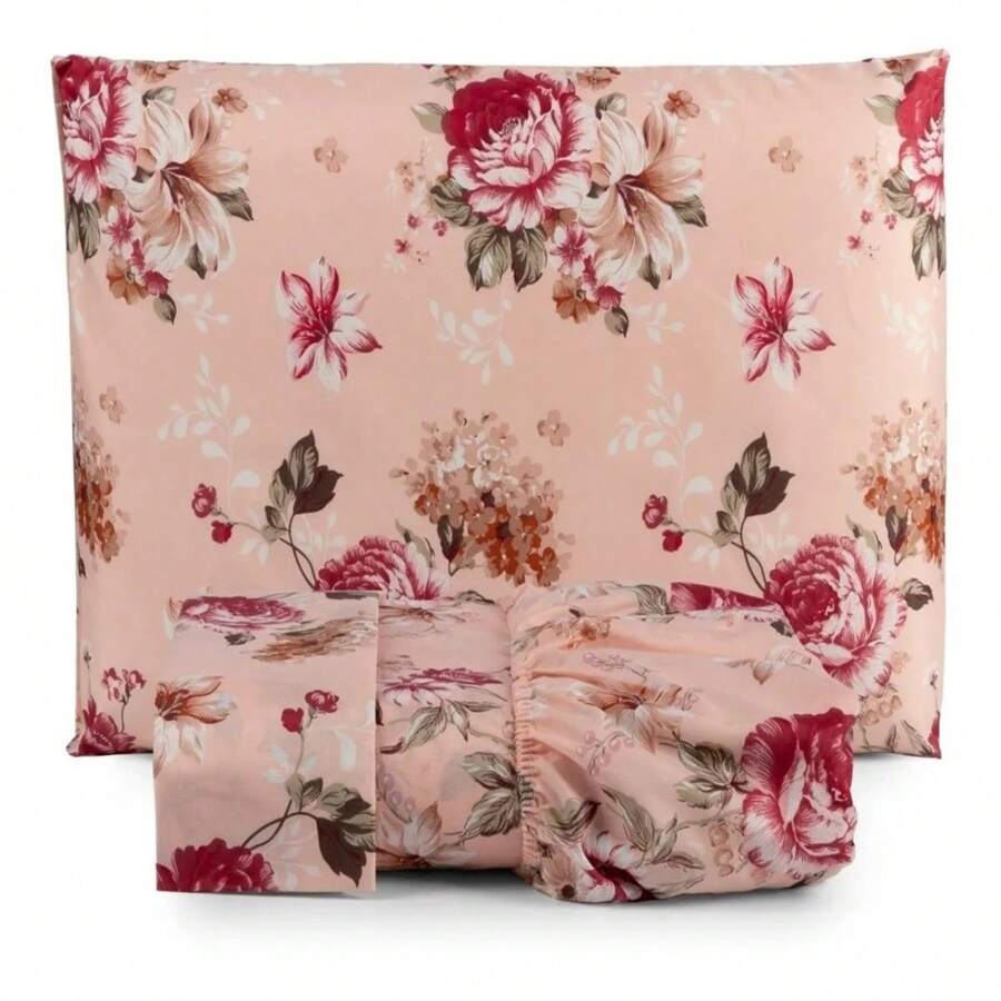 Beauty Enxovais Sheet Sets - 綠色花卉 - 查看 1