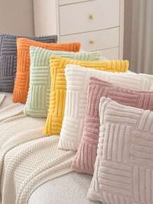 1 Stück neuer, simpler Kissenbezug, nordischer minimalistischer Sofakissenbezug für Zuhause, weich, glatt und atmungsaktiv. Dekoriert mit warmer und fröhlicher Atmosphäre, für Wohnszenen Heimdekoration