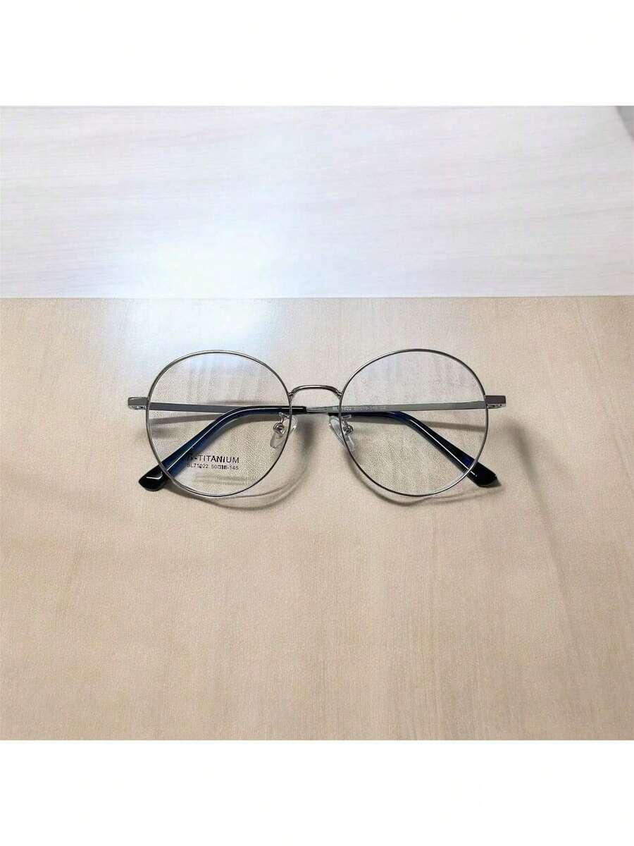 Titanium Material Adult Eyeglass Frame BL71022 - 銀色 - 查看 1