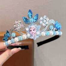 Crystal Crown, Frozen Headdress, Crown, Performance Anime Kuromimelo Crown Headdress, Suitable For Party Photo Props