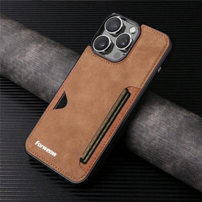 forwenw Phone Cases Wallet Card Case PU Leather With CardHolder Slot Pocket Back Cover Soft TPU Bumper Shell Mobile Phone With Compatible With IPhone Compatible With Redmi Samsunggalaxy,International Version, Not The Domestic Version