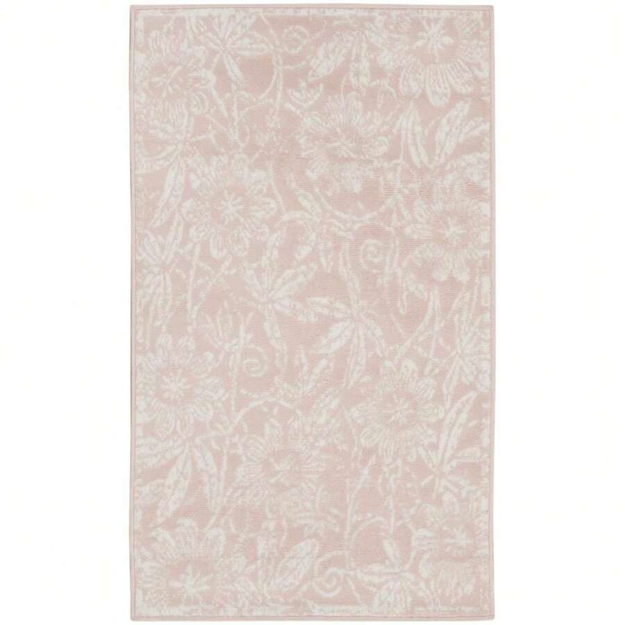 Rug Marketplace Whimsicle 3' X 5' Pink Farmhouse Indoor Rug - Hồng - Xem 1