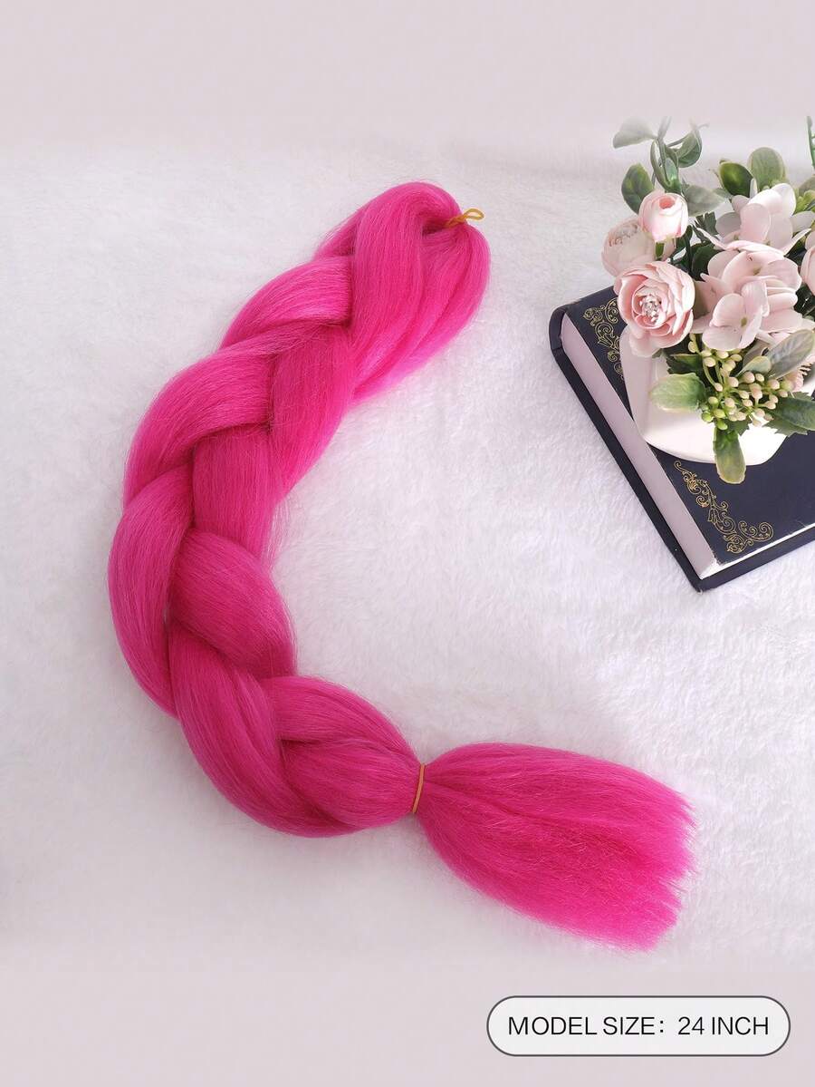 Synthetic Hairpieces 32 Inch Ombre Color Synthetic Hair Braids Pre