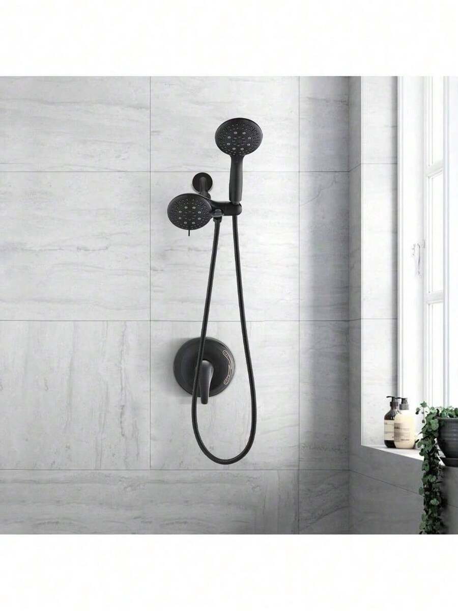 Classic High Pressure Single Handle 6 Function Rain Shower Head With