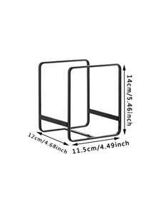 1pc Metal Plate Holder Organizer, Vertical Plate Rack, Dish Organizer For Cabinet, Drying Rack For Kitchen Cupboard, Kitchen Accessories - Multicolor - View 14