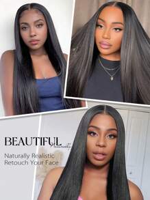 Yaki 卷曲直发 6 束 14 英寸 16 英寸 18 英寸长直发束 适用于耐热直发束 6 束