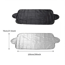 Car Snow Cover Foldable Car Windshield Cover Winter Snow Cover Summer Sun Shade - Multicolor - View 3
