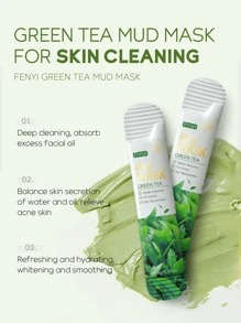 1套 FENYI 綠茶控油護膚套組，5g 泥膜、50g 潔面乳、100ml 爽膚水、40g 精華面霜、3g 睡眠面膜、17ml 精華液、15g 眼部精華液，收斂毛孔 & 平衡油脂，旅行便攜護膚，適合所有膚質女性的禮物 - 7件套 - 查看 9