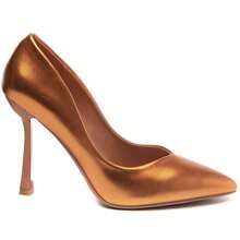 Fashionable Versatile Minimalist Pointed Toe Women Pumps - Orange - View 2