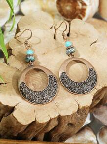 TopHanqi 25 par kolczyków z frędzlami w stylu vintage w kolorze brązowym z serii Maillard, kolczyki ze stopu, wiele stylów, lekkie, odpowiednie do codziennego noszenia przez kobiety, pasujące na imprezę, biżuteria w stylu boho, prezent świąteczny, pasujące do wszystkiego