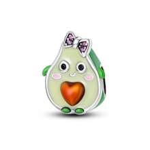 1 Stück Schmuckherstellung-Set mit Lebensmittel-Motiven wie Pommes, Hamburger, Sandwich, Kuchen, Eis, Cola, Wassermelone, Avokado für Anhänger, Armbänder und Schmuck