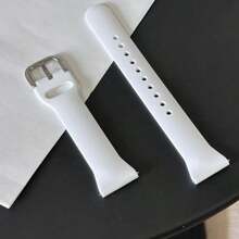 1pc Slim Band Compatible With Samsung Galaxy Watch 6 Band/Galaxy Watch 7 Band/Galaxy Watch 5 4 Band, Galaxy Watch 6 4 Classic/5 Pro/Watch 3/Active 2 Band, 20mm Silicone Sport Strap Women Men