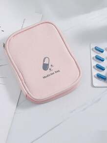 1个便携式空急救包，适用于迷你医疗包、小型急救箱、应急包、家用药品收纳包、绷带收纳包，男女通用，旅行、邮轮、宿舍、居家、航空、商务、露营、户外、徒步、狩猎、海滩、暑假、返校、健身假期等场合必备。 - 淺粉色 - 查看 5