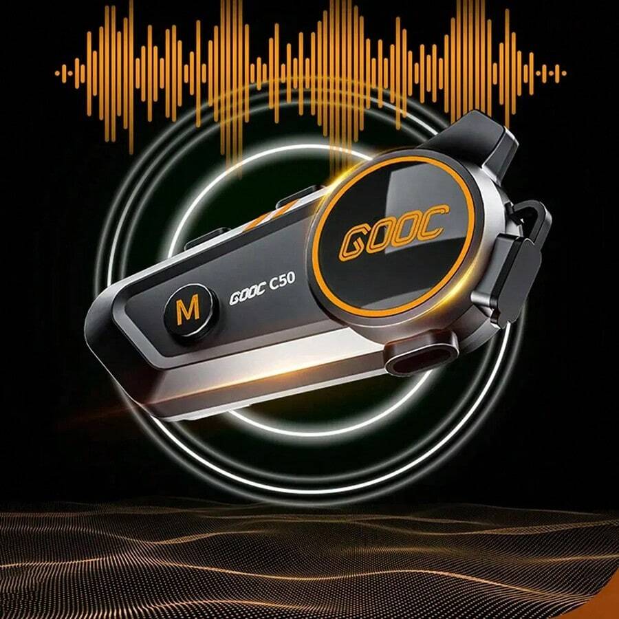 1set Rongjiang C50 Waterproof & Noise Cancelling Motorcycle Helmet With