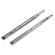 CNCEST 22 Inches Pair Drawer Slides Heavy Duty Fully Extension Ball Bearing Drawer Runners Slide Runner - Silver - View 9