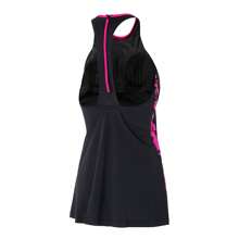 Speedo Hyperboom女子拼接泳裝 女士拉鍊連身泳衣 女士游泳衣 泳池海邊沙灘舒適簡約修身顯瘦連身泳衣 一體式速乾泳衣 8-12937G720 - 黑色/電光粉/粉紅色 - 查看 4