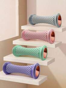 Bola de masaje para fascitis plantar, rodillo de masaje para pies, bola de masaje con forma de cacahuete para reflexología para aliviar el dolor de pies, útiles escolares