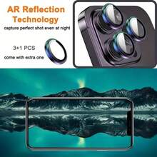 1 件 iPhone15 Pro Max/14 Plus 镜头保护膜，适用于新款 iPhone 12 型号 - 彩色 - 查看 5