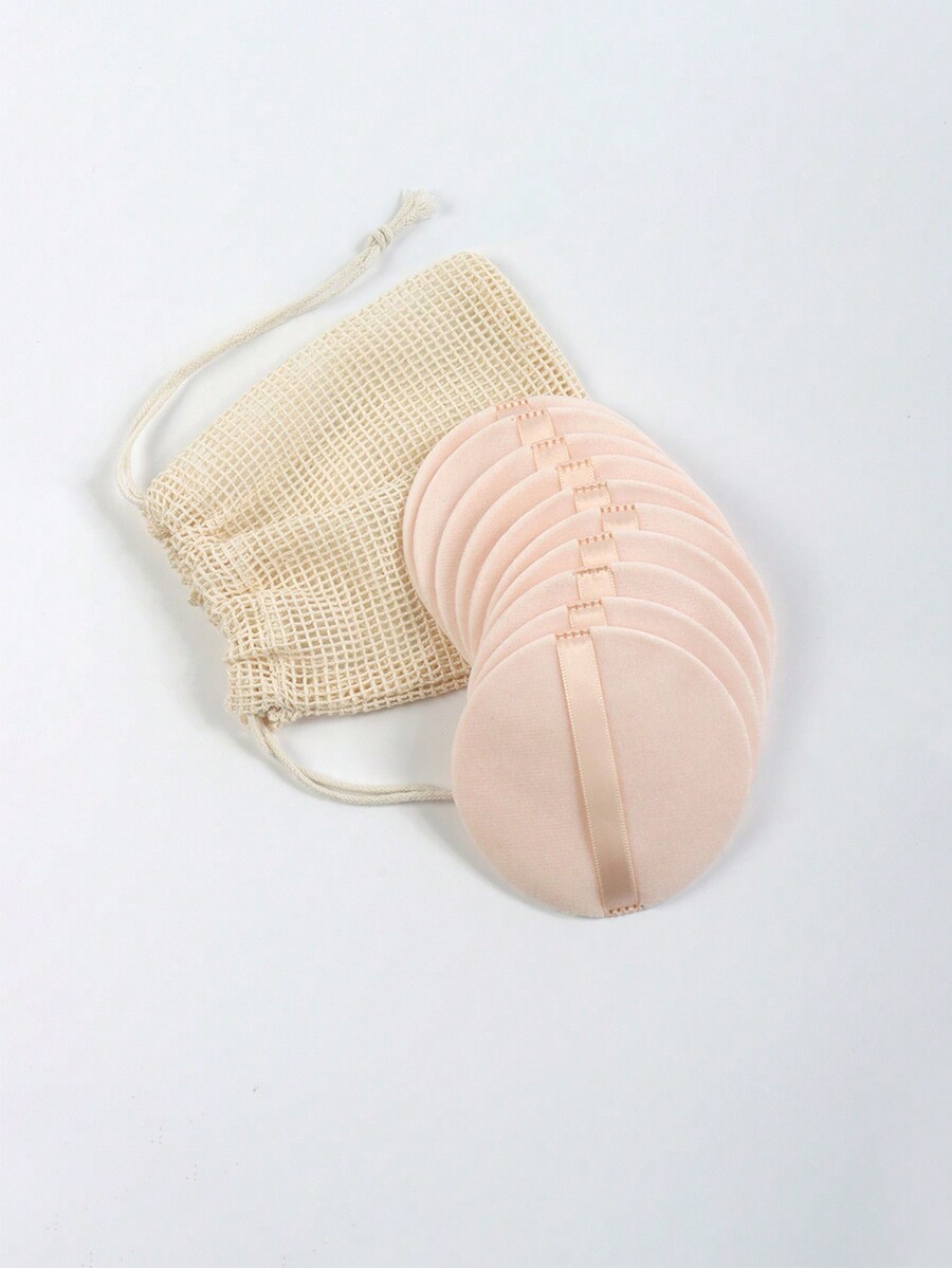 10Piece Set Reusable Makeup Remover Pads, Soft Cleansing Pads