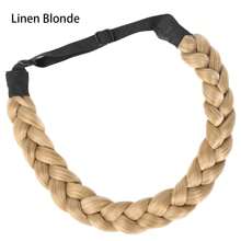 Synthetic Premium Adjustable Handmade Braided Elastic Band Hair Fashion Braiding Hair Headband Headwear For Women - Multicolor - View 20