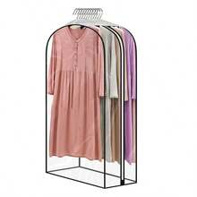 10" Gusseted All Clear Garment Bags , 32/40/50/60" Suit Bags For Closet Storage Hanging Clothes, Garment Covers With Side Zipper For Coats,Shirts, Coats, Dresses,1 Pack - Multicolor - View 7