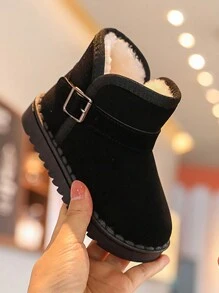 2025 New Style Boys Snow Boots With Anti-Slip Waterproof Soft Sole, Padded & Thickened, Note: Runs Small By 1 Size