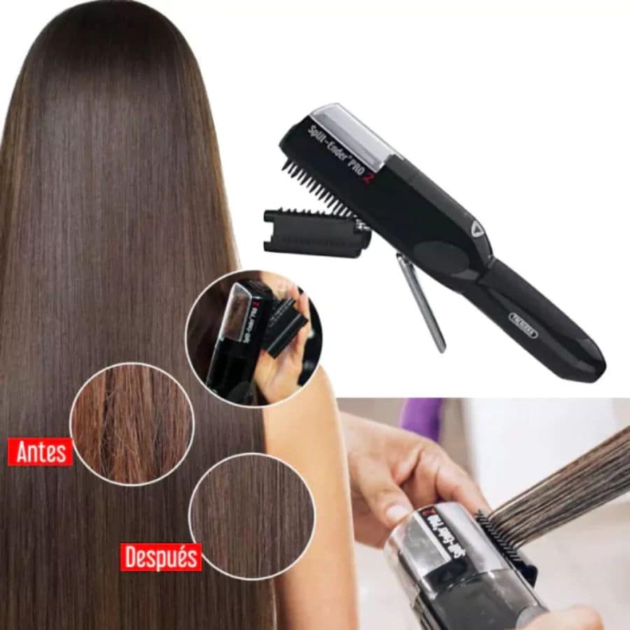 Maquina Corta Y Quita Orzuela Para Puntas Maltratadas Y Abiertas Profesional Y Nueva - Negro - Ver 1