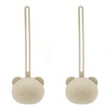 1pc Cute Panda Pacifier Case -  Silicone Holder For Newborn Boys And Girls - Perfect Gift For Holidays And Special Occasions - Multicolor - View 26