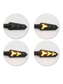 Kit 02 Turn Signals/LED Flasher 12V Sequential Universal Motorcycle - 彩色 - 查看 3