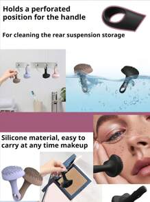 1 con dấu trang điểm tàn nhang bằng silicon, tạo họa tiết tàn nhang tự nhiên chân thực, dụng cụ phụ kiện tàn nhang, kích thước tàn nhang có thể điều chỉnh, có lỗ treo - Nhiều màu - Xem 4