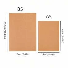Creative Thick A5/B5 Notebooks, Students Workbook, Stationery Wholesales, Cowhide Paper Stitched Memo Book, Sketchbook,School Supplies,Back To School